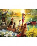 Puzzle SunsOut - Waiting for Dinner, 300 piese XXL (Sunsout-28604)