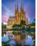 Puzzle Clementoni - Sagrada Familia, Barcelona, 500 piese (35062)
