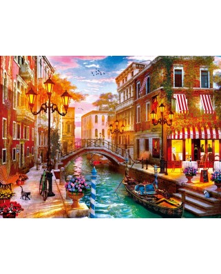 Puzzle Clementoni - Sunset in Venice, 500 piese (35063)
