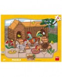 Puzzle Dino - Farm Animals, 12 piese (30310)