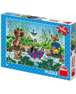 Puzzle Dino - The Little Mole, 100 piese XXL (34342)