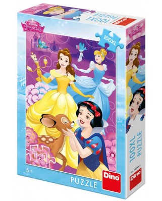 Puzzle Dino - Disney Princess, 100 piese XXL (34344)