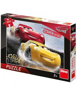 Puzzle Dino - Cars, 100 piese XXL (34347)