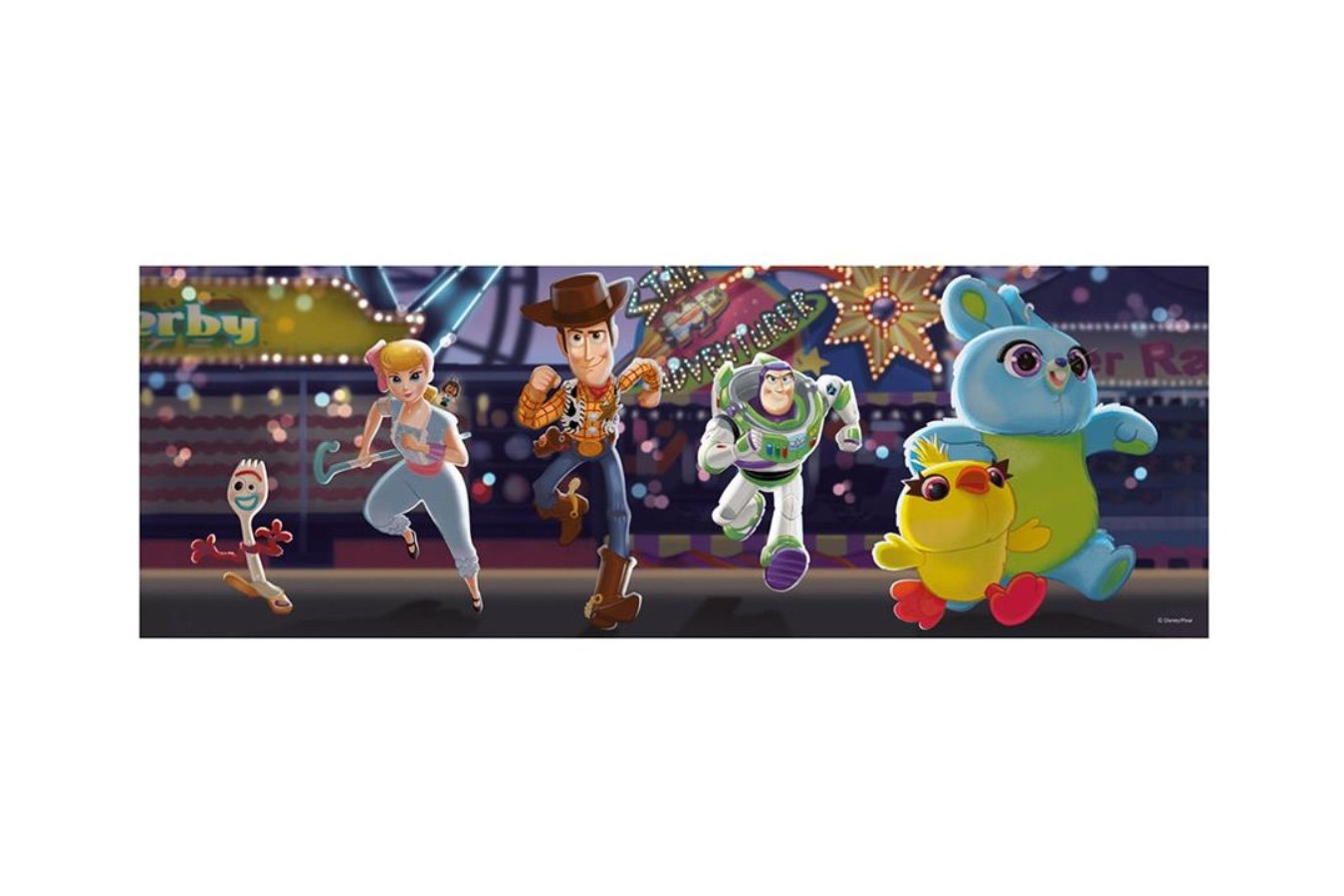 Puzzle panoramic Dino - Toy Story 4, 150 piese (39328)