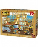 Puzzle King International - Kiddy Construction - Building a Flat, 99 piese (55837)