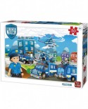 Puzzle King International - Rescue Team - Police Team, 50 piese (55840)