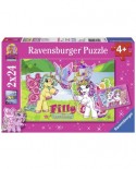 Puzzle Ravensburger - Filly - In the Realm of Scarlet, 2x24 piese (09114)
