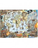 Puzzle Ravensburger - Pirates Map, 200 piese XXL (12802)