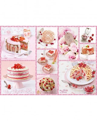 Puzzle Schmidt - Pink Cake Happiness, 1000 piese (59576)