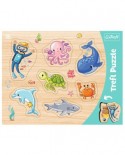Puzzle Trefl - Sea Animals, 7 piese (31309)