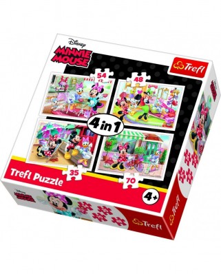 Puzzle Trefl - Minnie, 35/48/54/70 piese (34315)