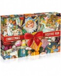 Puzzle Gibsons - Christmas Festive Fun, 1000 piese (65131)