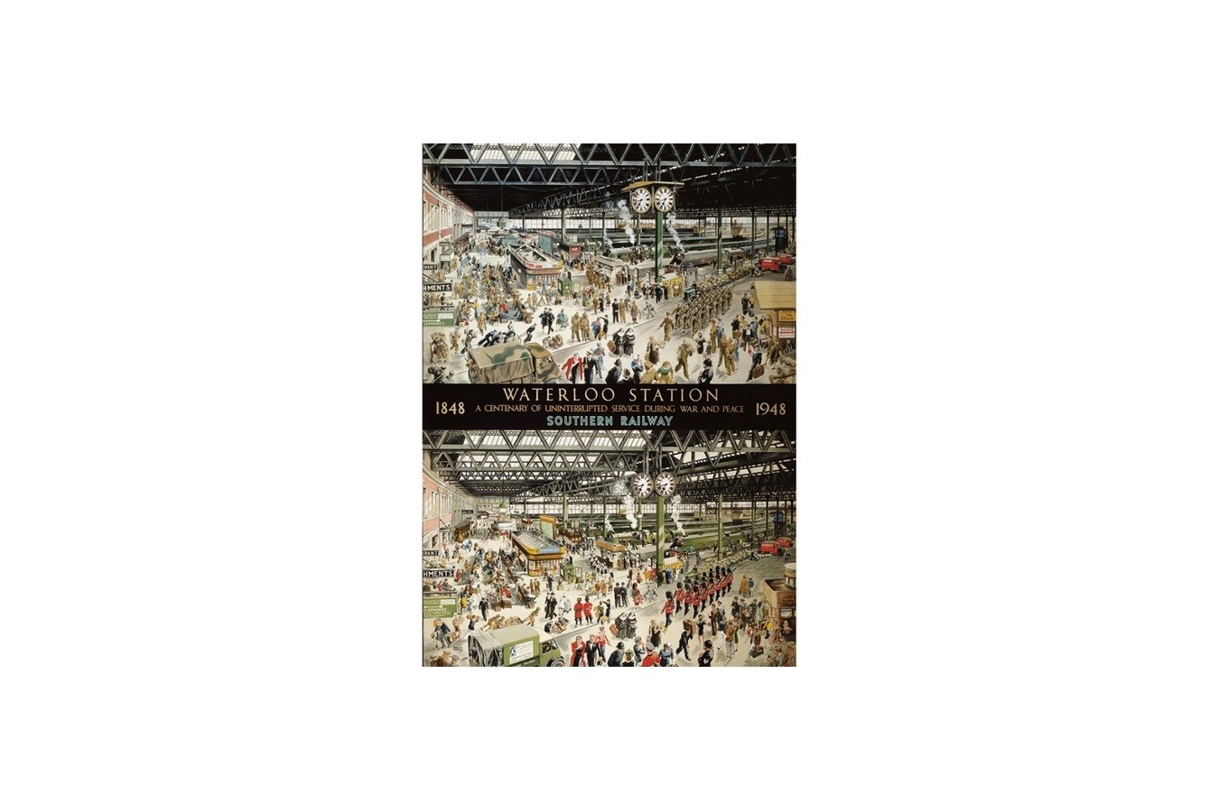 Puzzle Gibsons - Helen McKie: Waterloo Station, 1000 piese (41228)