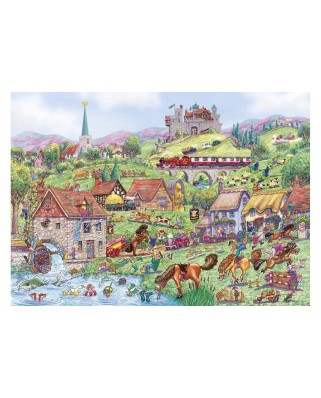 Puzzle Gibsons - Horsing, 1000 piese (65115)