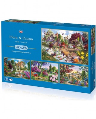 Puzzle Gibsons - John Francis, 4x500 piese (47092)
