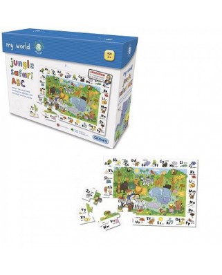 Puzzle Gibsons - Jungle : Safari Letters, 30 piese (3748)