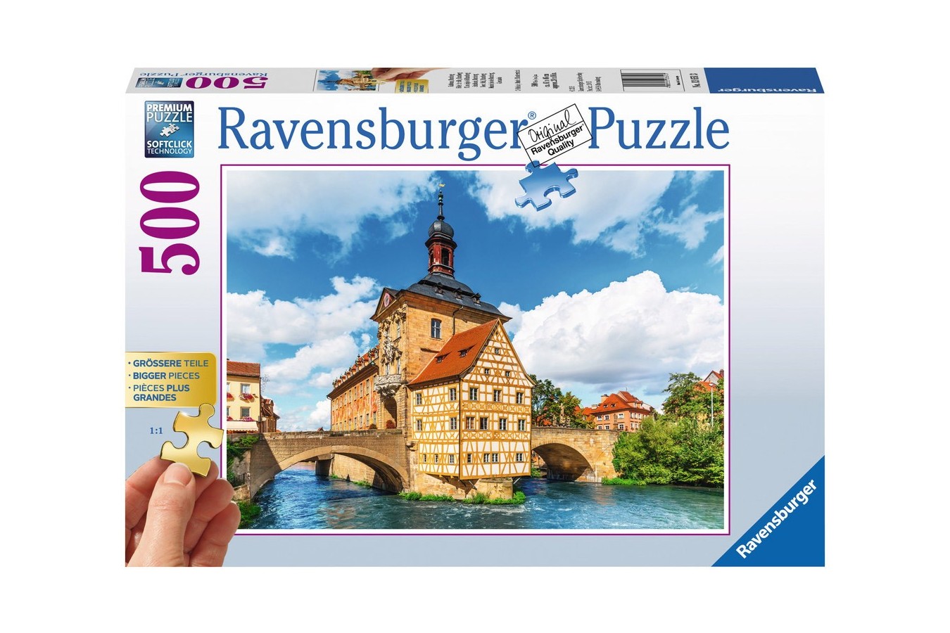 Puzzle Ravensburger - Bamberg, 500 piese (13651)