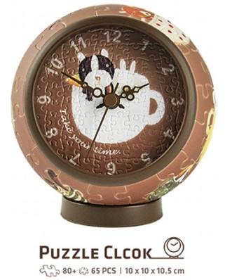 Puzzle 3D ceas din plastic Pintoo - Nan Jun: Take Your Time, 145 piese (KC1002)