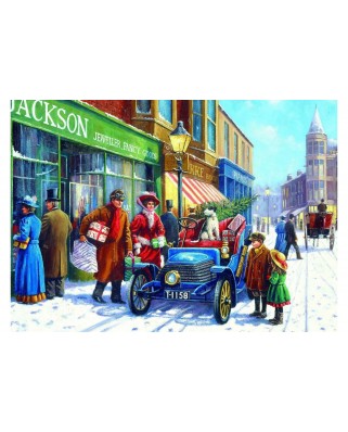 Puzzle Gibsons - Kevin Walsh: Family Christmas Shop, 100 piese XXL (61508)