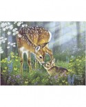 Puzzle din plastic Pintoo - Abraham Hunter: Forest Friends, 1200 piese (H2067)