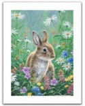 Puzzle din plastic Pintoo - Abraham Hunter: Spring Bunny, 300 piese (H2082)