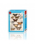 Puzzle din plastic Pintoo - Butterflies, 300 piese (H1584)