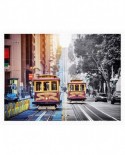 Puzzle din plastic Pintoo - Cable Cars on California Street, San Francisco, 1200 piese (H2044)