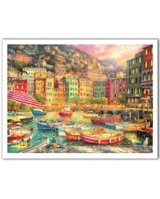 Puzzle din plastic Pintoo - Chuck Pinson: Vibrance of Italy, 1200 piese (H2057)