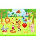 Puzzle din plastic Pintoo - Circus in the Forest, 48 piese (T1017)