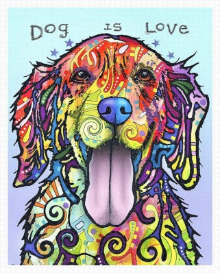 Puzzle din plastic Pintoo - Dean Russo: Dog Is Love, 2000 piese (H2045)