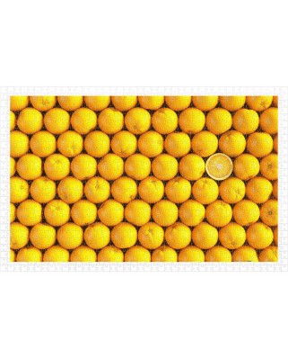 Puzzle din plastic Pintoo - Fruits - Orange, 1000 piese dificile (H1992)