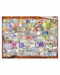 Puzzle din plastic Pintoo - Garry Walton: Currency of the World, 1200 piese (H2086)