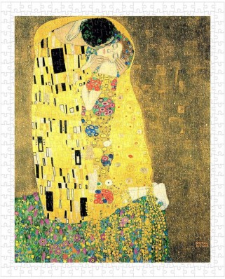 Puzzle din plastic Pintoo - Gustav Klimt: The Kiss, 500 piese (H1764)