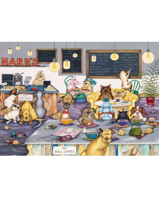 Puzzle Gibsons - Linda Jane Smith: Barks Cafe, 1000 piese (52008)