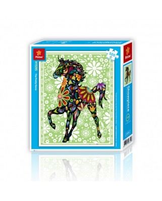 Puzzle din plastic Pintoo - Horse, 500 piese (H1595)