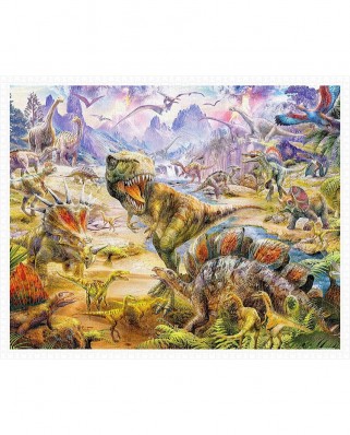 Puzzle din plastic Pintoo - Jan Patrik Krasny: Dinosaurs, 2000 piese (H1920)