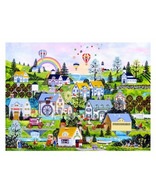 Puzzle din plastic Pintoo - Jane Wooster Scott: Somewhere Over the Rainbow, 1200 piese (H2069)