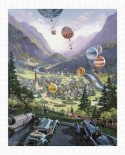 Puzzle din plastic Pintoo - Michael Young: Up Up and Away, 500 piese (H1644)
