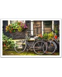 Puzzle din plastic Pintoo - Netherlands, Amsterdam Bicycles, 1000 piese (H1572)