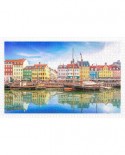 Puzzle din plastic Pintoo - Old Nyhavn Port in Copenhagen, 1000 piese (H2046)