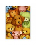 Puzzle din plastic Pintoo - Poodles and Teddy Bears, 150 piese (P1007)