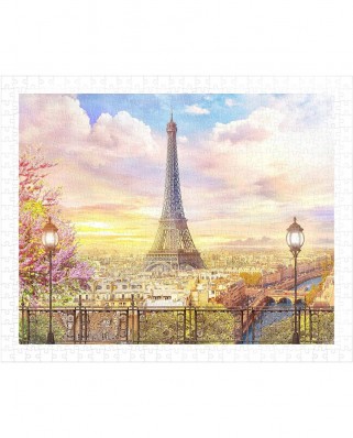 Puzzle din plastic Pintoo - Romantic Paris, 500 piese (H1936)