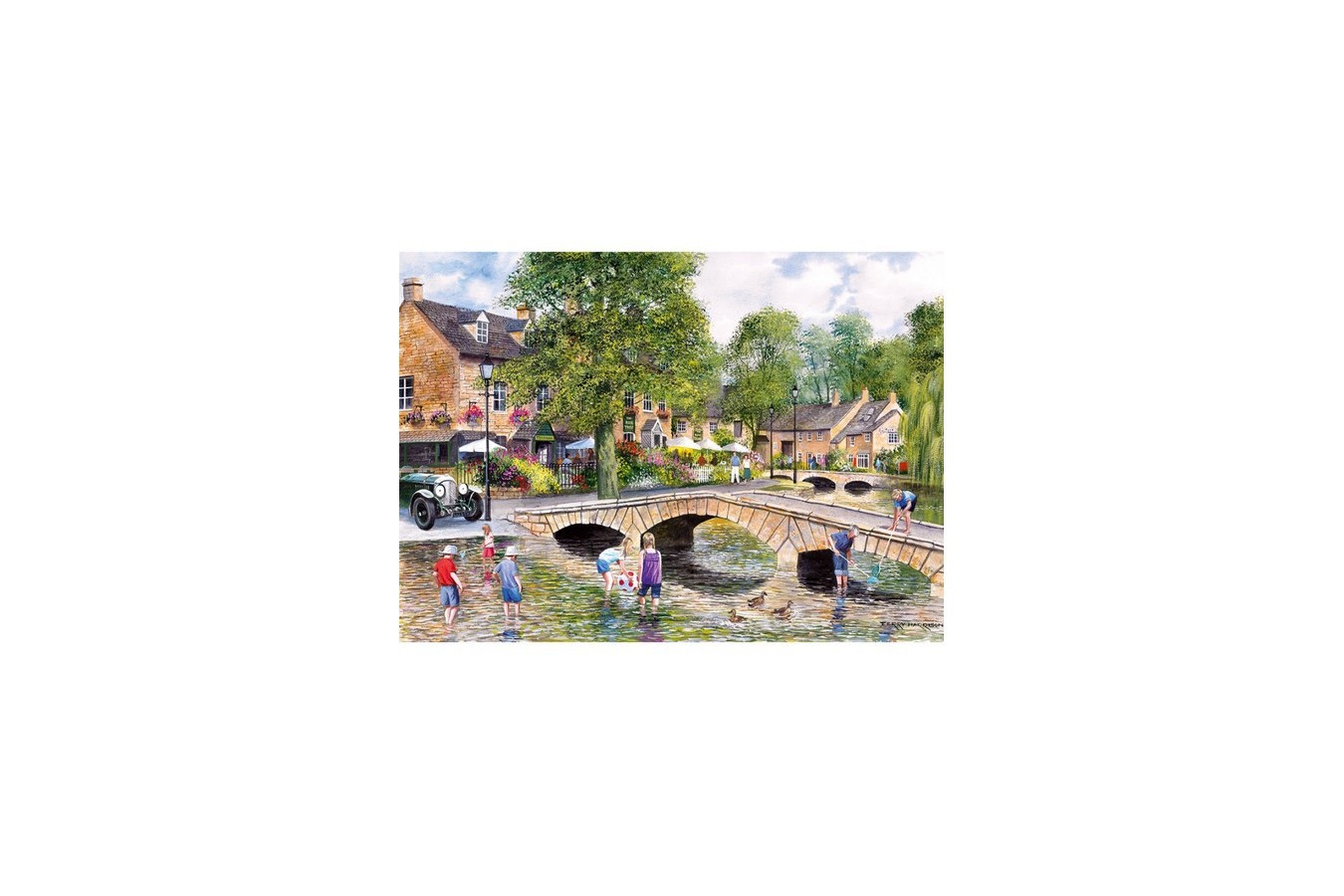 Puzzle Gibsons - Bourton-on-the-Water, Gloucestershire, 1000 piese (9028)
