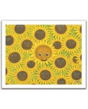 Puzzle din plastic Pintoo - Smart: cool Bears with sunflowers, 500 piese (H1053)