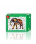 Puzzle din plastic Pintoo - The Cheerful Elephant, 150 piese (P1106)