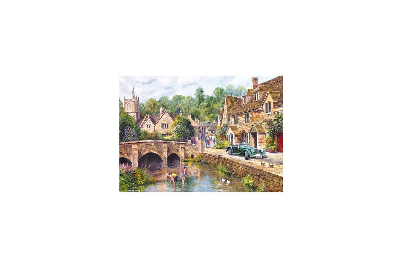 Puzzle Gibsons - Castle Combe Village, 1000 piese (6419)