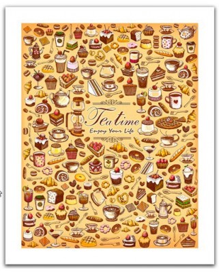 Puzzle din plastic Pintoo - The tea time, 500 piese (H1471)