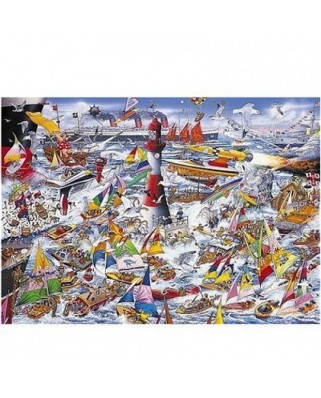 Puzzle Gibsons - Mike Jupp: I Love Boats, 1000 piese (7093)