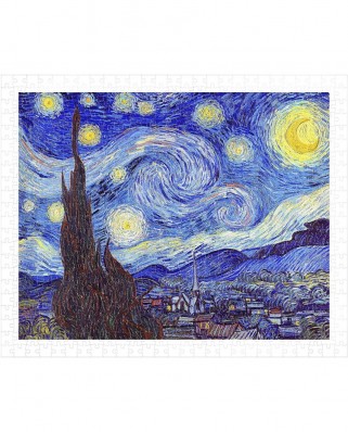 Puzzle din plastic Pintoo - Vincent Van Gogh: The Starry Night, June 1889, 500 piese (H1758)