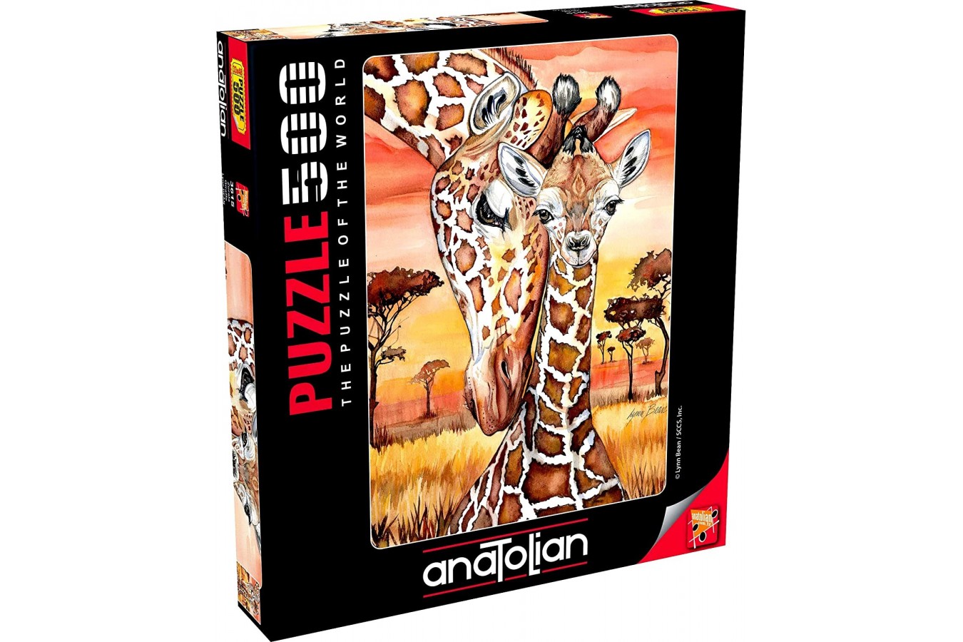 Puzzle Anatolian - Lynn Bean: Giraffe, 500 piese (P3615)